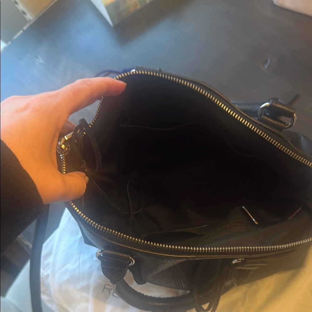 Rebecca Minkoff Black Satchel with Structured Design - Picture 4 of 4